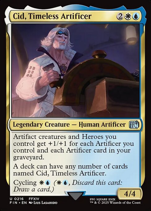 MTG Cid, Timeless Artificer FIN 216 Regular Foil