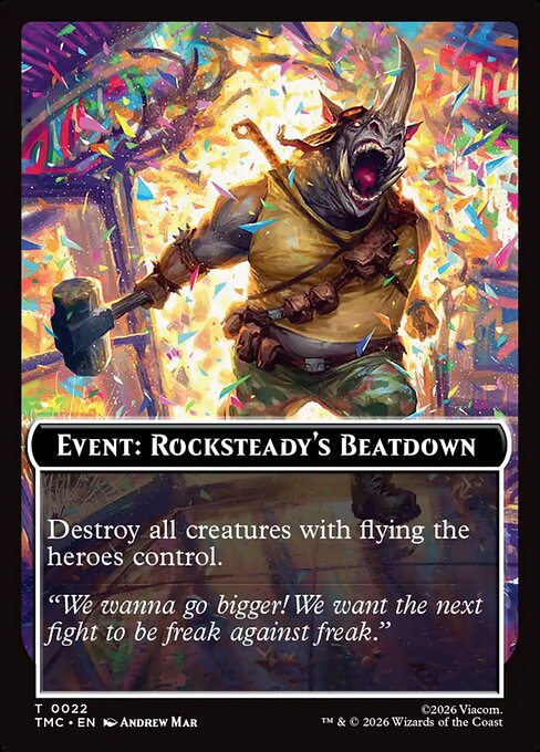MTG Event: Rocksteady's Beatdown Token TMC 022 Token Nonfoil