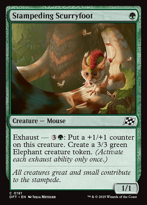 MTG Stampeding Scurryfoot DFT 181 Regular Nonfoil