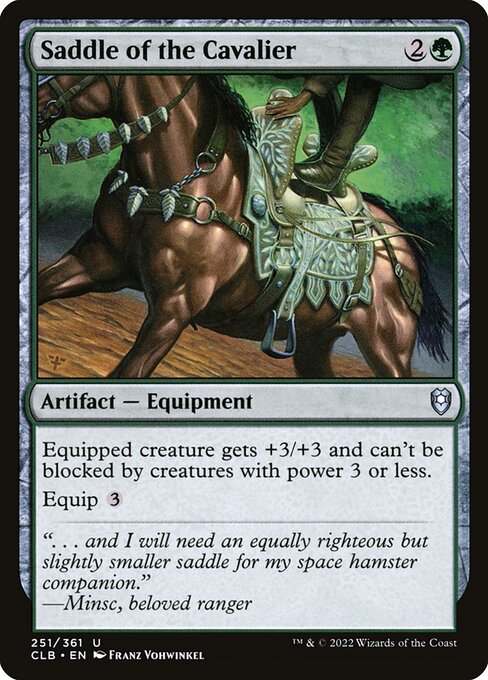 MTG Saddle of the Cavalier CLB 251 Regular Nonfoil