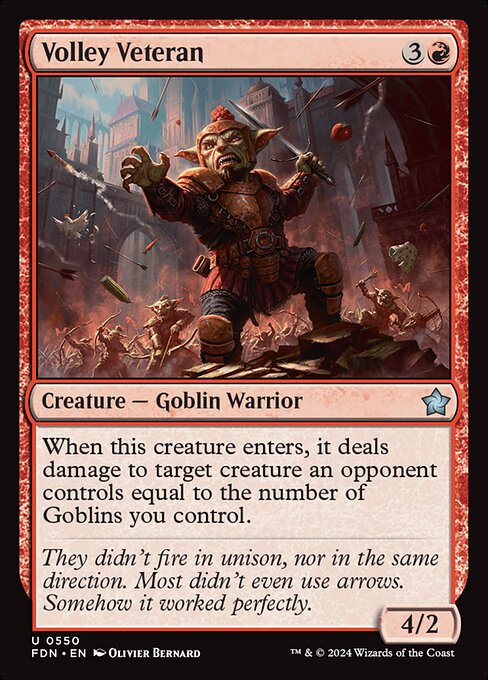 MTG Volley Veteran FDN 550 Beginner Box Nonfoil