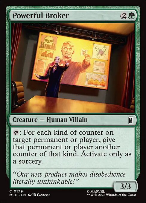 MTG Powerful Broker MSH 179 Regular Nonfoil