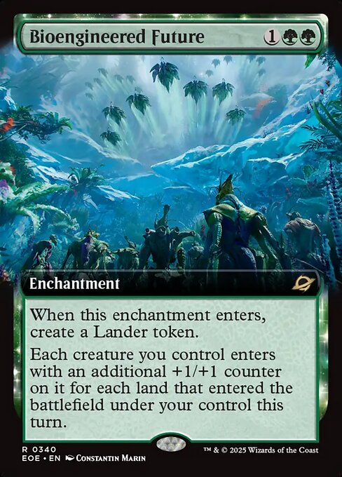 MTG Bioengineered Future EOE 340 Extended Art Foil