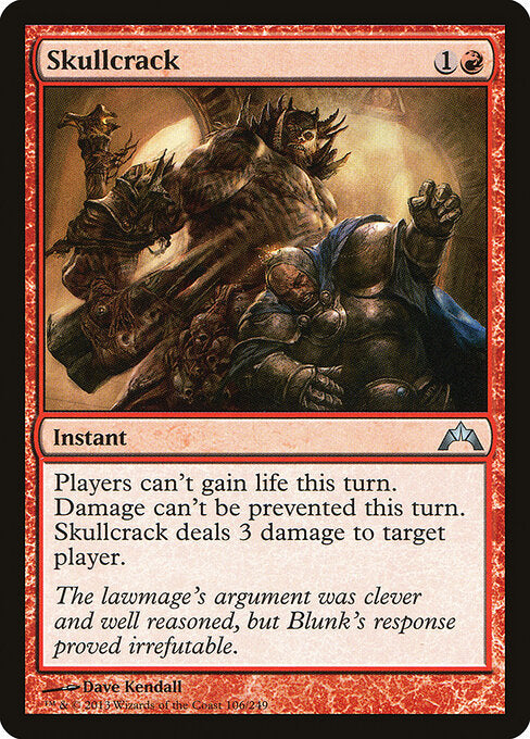 MTG Skullcrack GTC 106 Regular Foil