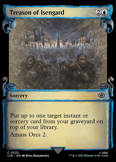 MTG Treason of Isengard LTR 525 Showcase Scrolls of Middle-earth Nonfoil