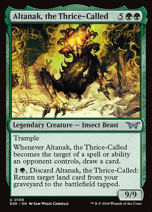 MTG Altanak, the Thrice-Called DSK 166 Regular Nonfoil