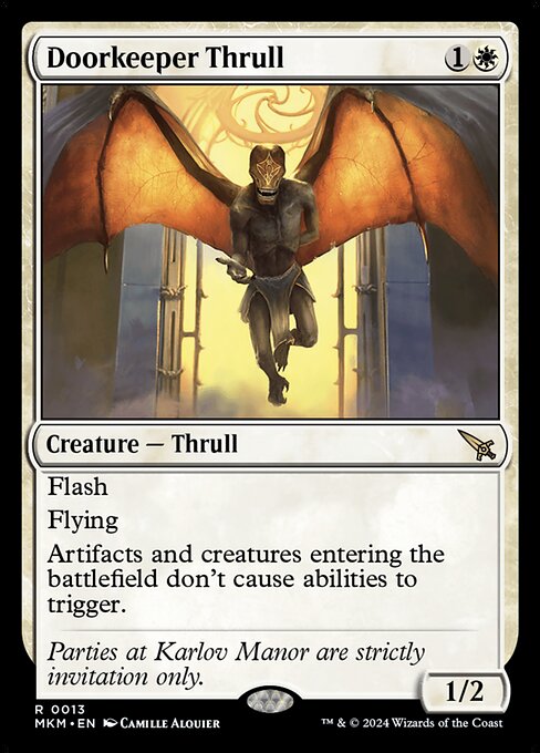 MTG Doorkeeper Thrull MKM 013 Regular Nonfoil
