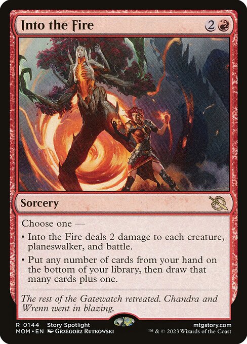 MTG Into the Fire MOM 144 Regular Nonfoil