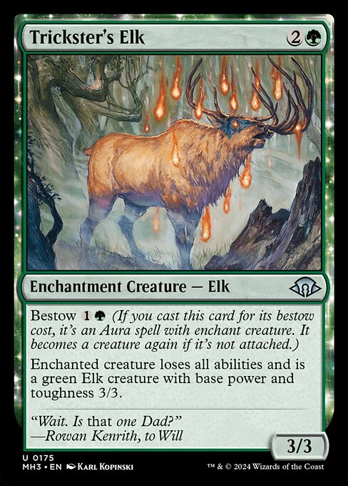 MTG Trickster's Elk MH3 175 Regular Foil