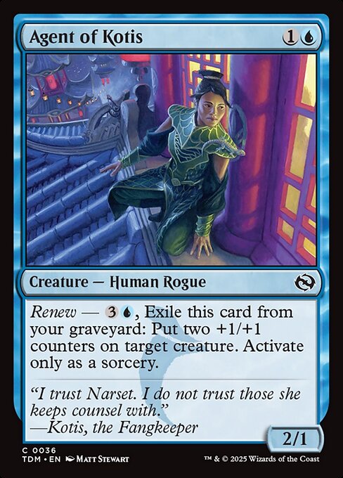 MTG Agent of Kotis TDM 036 Regular Foil
