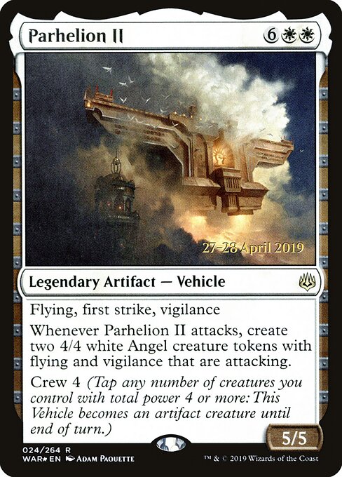 MTG Parhelion II PWAR 024S Prerelease Promo Foil front