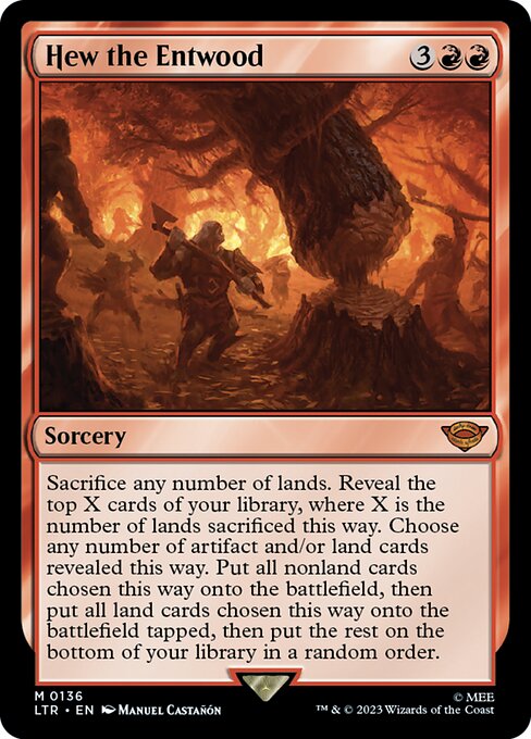 MTG Hew the Entwood LTR 136 Regular Foil