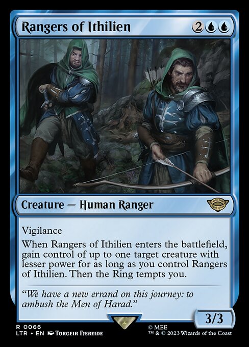 MTG Rangers of Ithilien LTR 066 Regular Foil