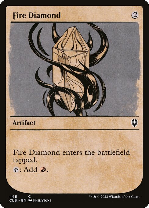 MTG Fire Diamond CLB 445 Showcase Rulebook Nonfoil