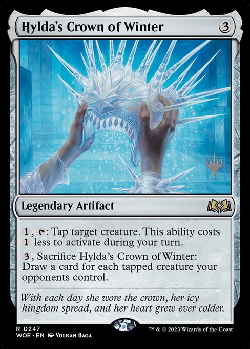 MTG Hylda's Crown of Winter PWOE 247p Promo Pack Foil