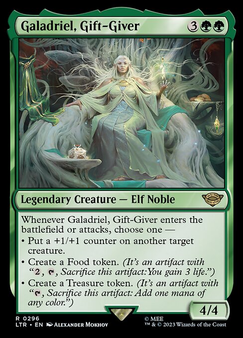MTG Galadriel, Gift-Giver LTR 296 Starter Kit Nonfoil