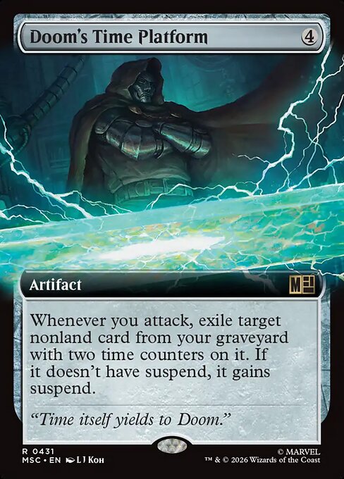 MTG Doom's Time Platform MSC 431 Extended Art Nonfoil