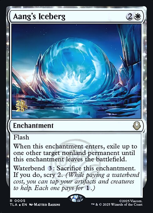 MTG Aang's Iceberg PTLA 005S Prerelease Promo Foil