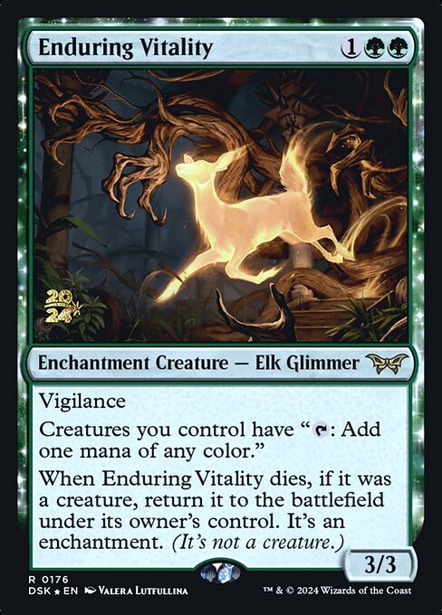 MTG Enduring Vitality PDSK 176s Prerelease Foil