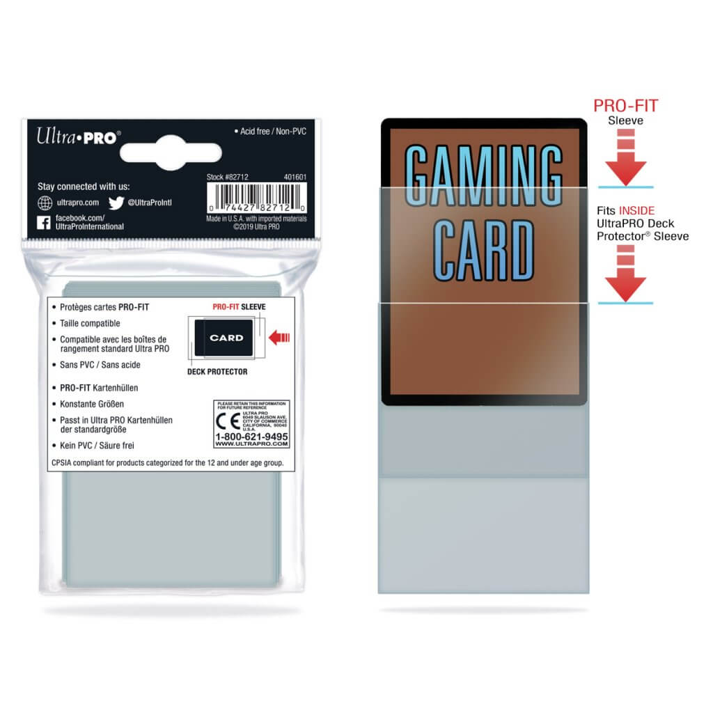 ULTRA PRO PRO-Fit Standard Inner Sleeves (100ct)