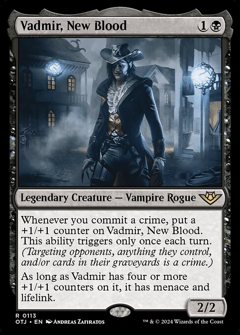 MTG Vadmir, New Blood OTJ 113 Regular Foil