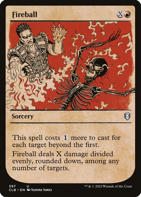 MTG Fireball CLB 397 Showcase Rulebook Foil
