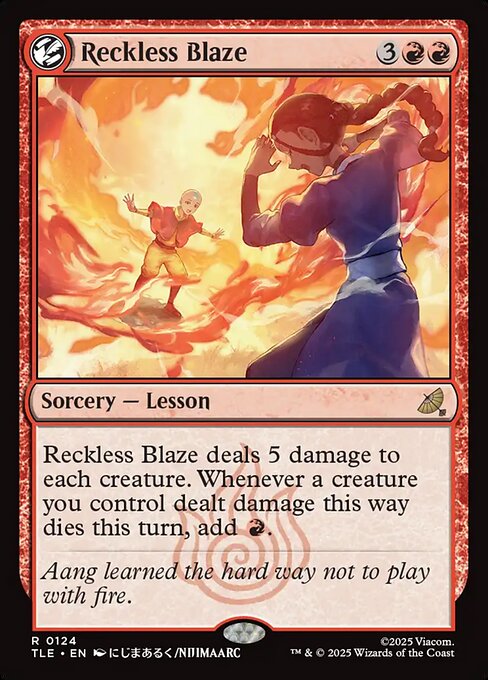 MTG Reckless Blaze [TLE 124] Foil