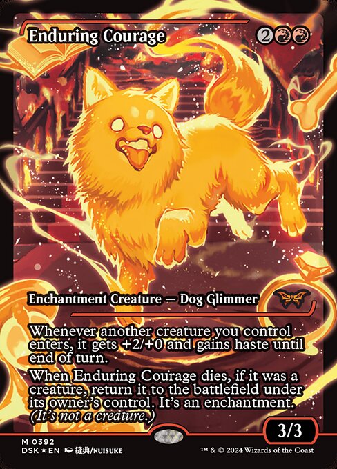 MTG Enduring Courage DSK 392 Japan Showcase Foil