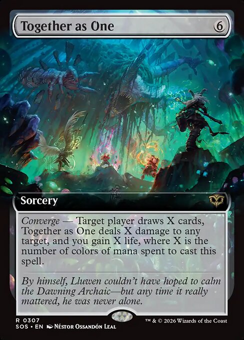 MTG Together as One SOS 307 Extended Art Nonfoil