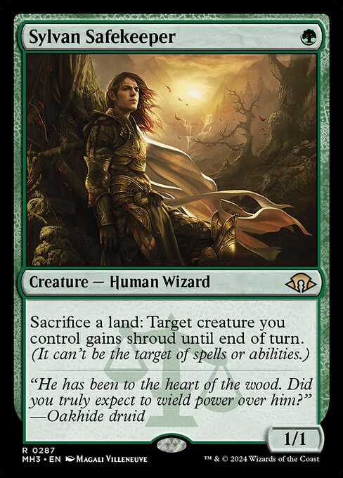 MTG Sylvan Safekeeper MH3 287 Regular Foil