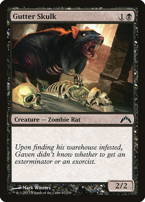 MTG Gutter Skulk GTC 067 Regular Nonfoil