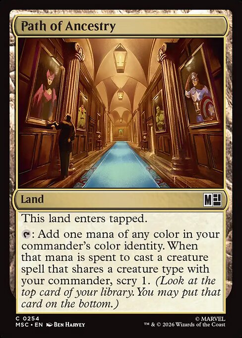 MTG Path of Ancestry MSC 254 Regular Surge Foil