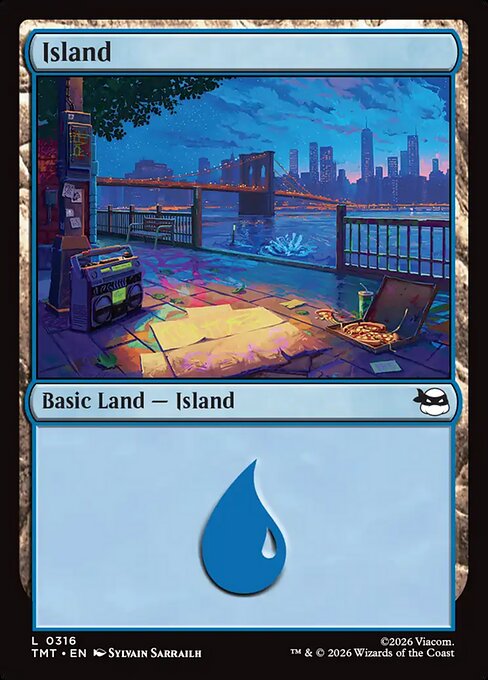 MTG Island TMT 316 Basic Land Nonfoil
