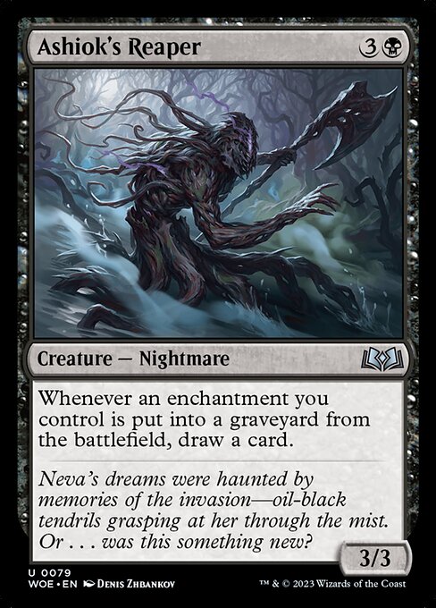 MTG Ashiok's Reaper WOE 079 Regular Nonfoil