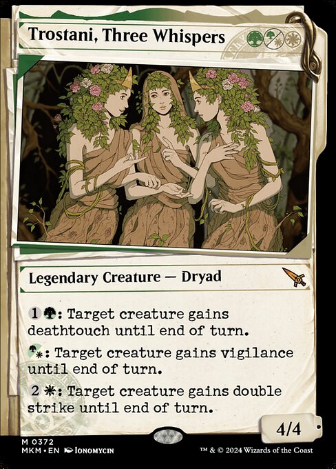 MTG Trostani, Three Whispers MKM 372 Showcase Dossier Nonfoil