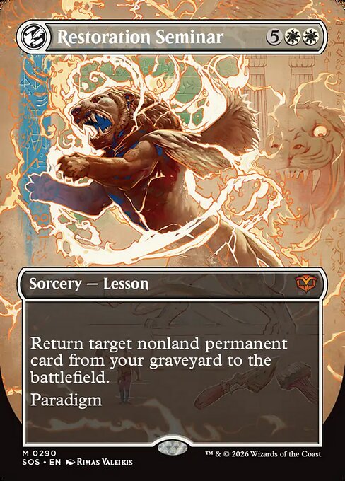 MTG Restoration Seminar SOS 290 Showcase Ring Nonfoil