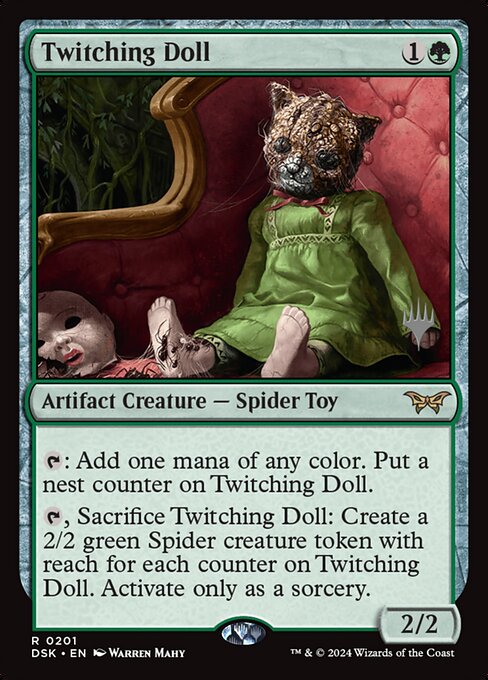 MTG Twitching Doll PDSK 201p Promo Pack Foil