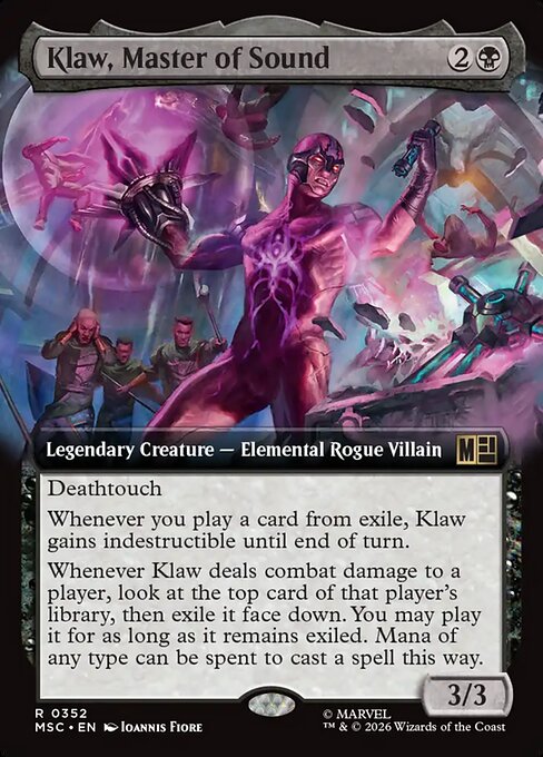 MTG Klaw, Master of Sound MSC 352 Extended Art Nonfoil