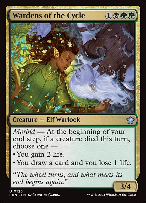 MTG Wardens of the Cycle FDN 125 Regular Foil