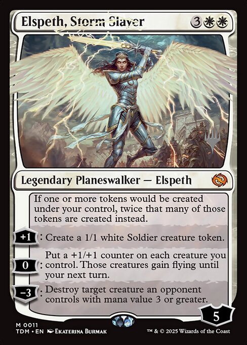 MTG Elspeth, Storm Slayer PTDM 011p Promo Pack Nonfoil