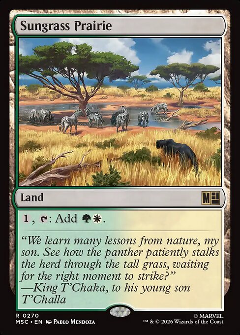 MTG Sungrass Prairie MSC 270 Regular Nonfoil