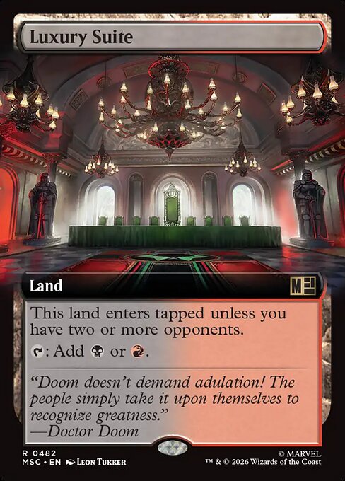 MTG Luxury Suite MSC 482 Extended Art Nonfoil