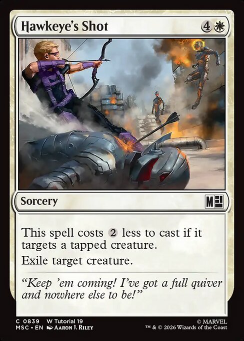 MTG Hawkeye's Shot MSC 839 Regular Nonfoil