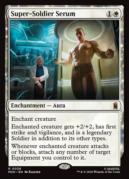 MTG Super-Soldier Serum MSH 038 Regular Foil