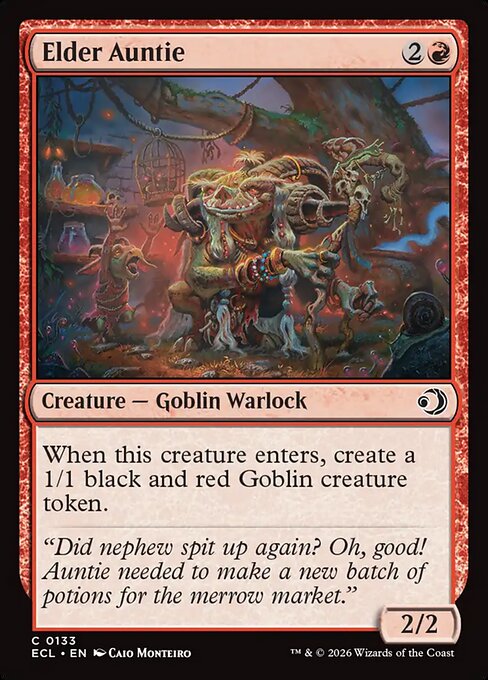 MTG Elder Auntie ECL 133 Regular Nonfoil