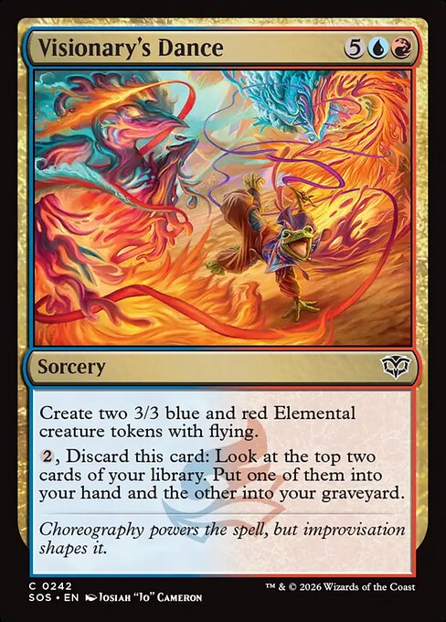 MTG Visionary's Dance SOS 242 Regular Nonfoil
