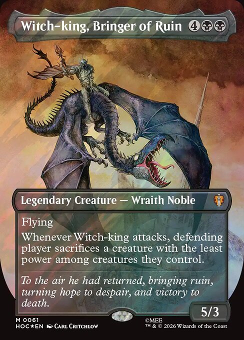 MTG Witch-king, Bringer of Ruin HOC 061 Regular Nonfoil