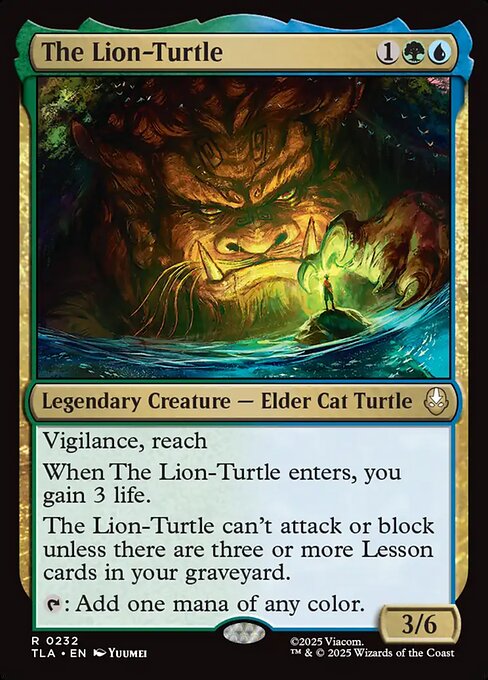 MTG The Lion-Turtle TLA 232 Regular Nonfoil