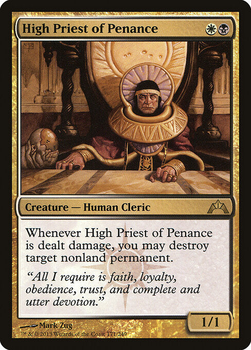 MTG High Priest of Penance GTC 171 Regular Foil