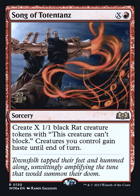MTG Song of Totentanz PWOE 150s Prerelease Foil